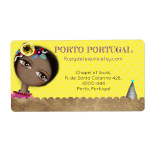 Porto Portugal Return Address Label