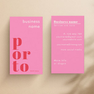 Porto Portugal shop Business Card