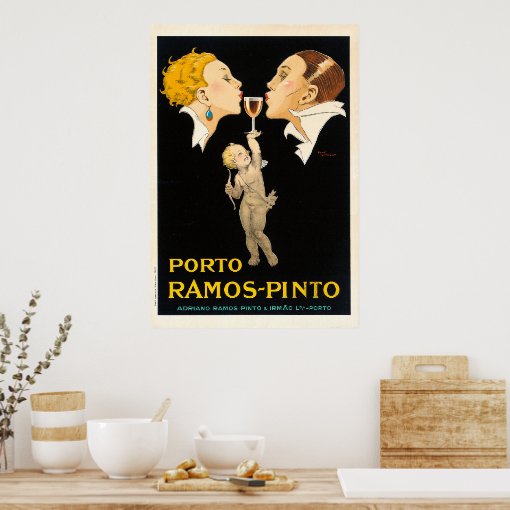 Porto Ramos Pinto By Rene Vincent Vintage French Poster Zazzle porto-ramos-pinto-by-rene-vincent-vintage-french-poster-zazzle