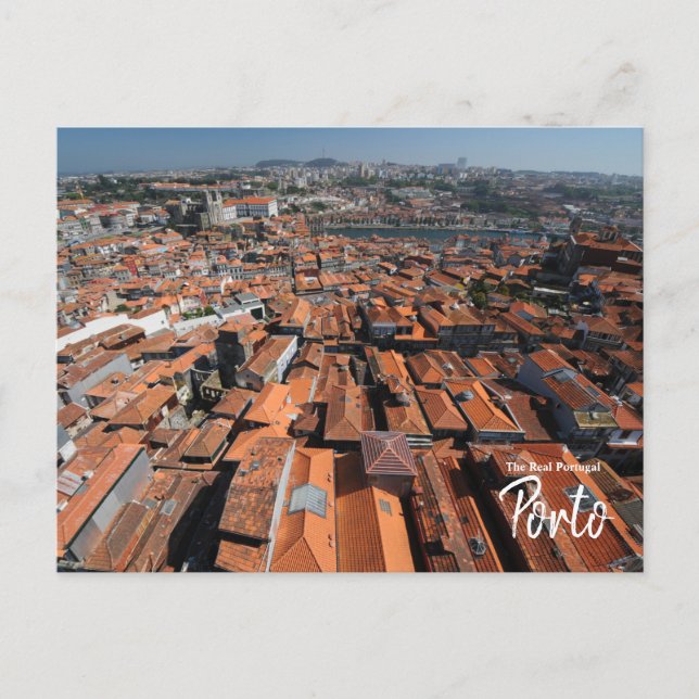 Porto Rooftops- The Real Portugal Postcard (Front)