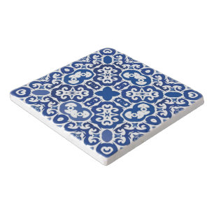 Porto Royale Classic Blue Baroque Trivet
