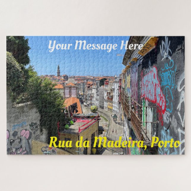 Porto | Rua da Madeira | Steep Street Puzzle (Horizontal)