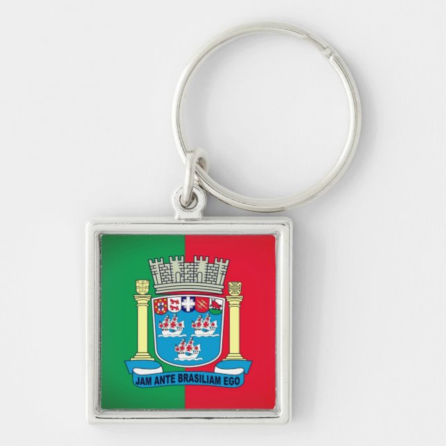 Porto Seguro, Bahia - BRAZIL Keychain (Front)