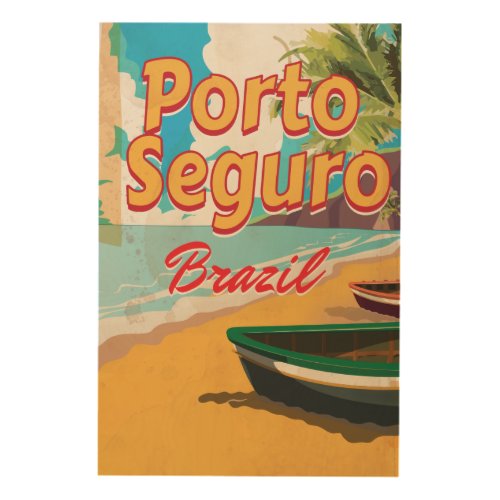 Porto Seguro Brazil Vacation poster