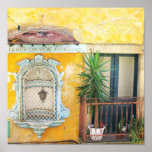 Porto Yellow  Architecture Photo Poster<br><div class="desc">Hello! Hope you like this photo I took! Feel free to add your own text and check my shops for more! if you'd like something custom please get in touch. And if you purchase something from my shops, thank you! I'd love to see it in action, you can contact me...</div>