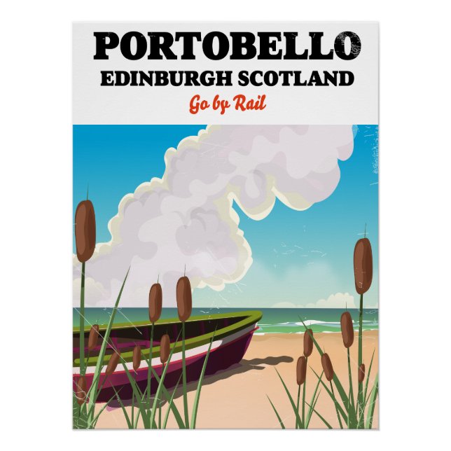 Portobello Beach Edinburgh Poster (Front)