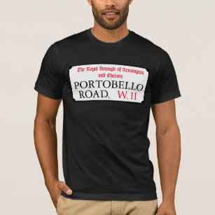 Portobello Road, London Street Sign T-Shirt