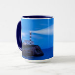 Portocolom Lighthouse Mug<br><div class="desc">This photo features the Portocolom Lighthouse at dusk Mallorca,  Balearic Islands,  Spain.</div>