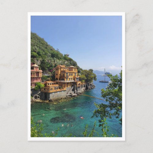 Portofino Baia Cannone Postcard