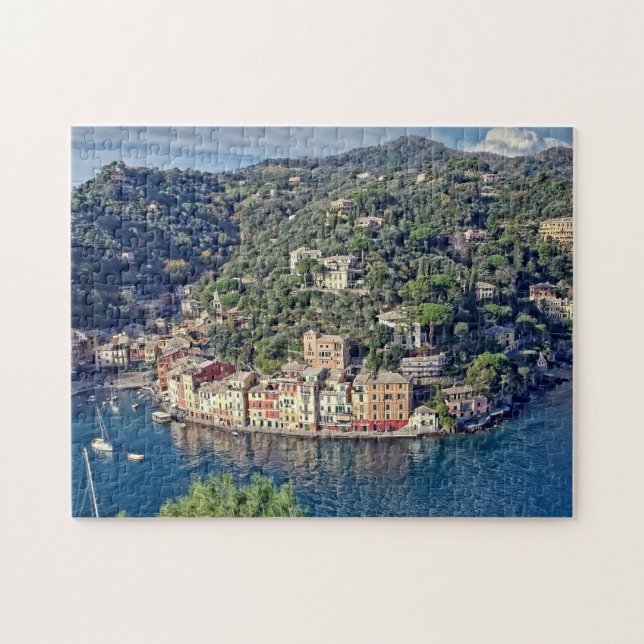Portofino from Above - Puzzle (Horizontal)