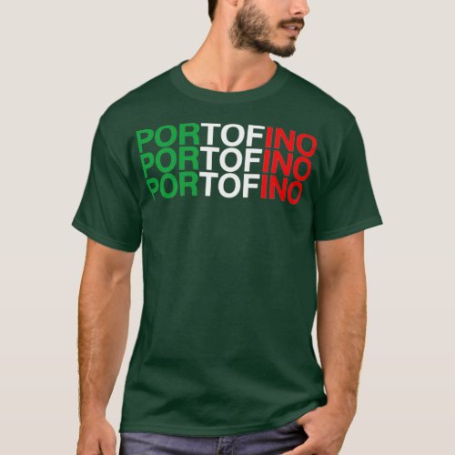 PORTOFINO Italian Flag T_Shirt