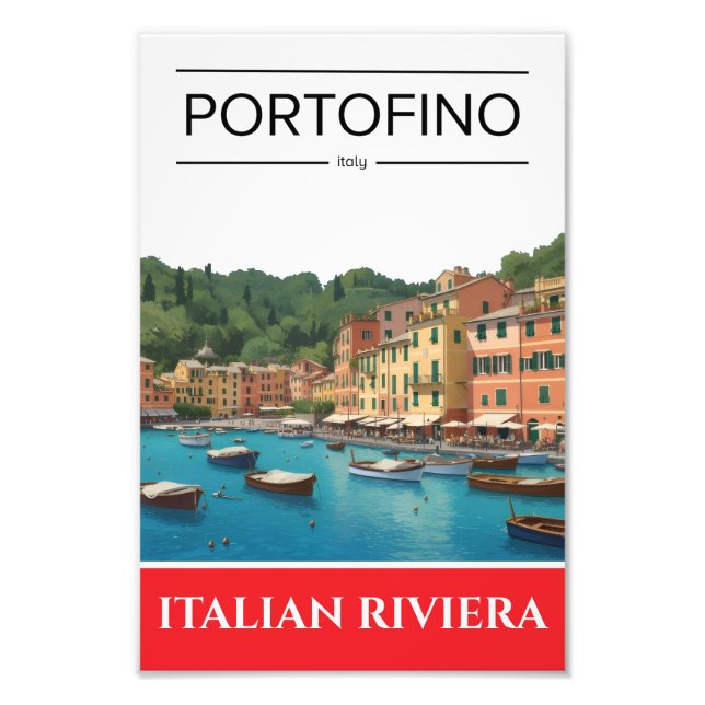 Portofino Italian Riviera liguria Poster (Front)