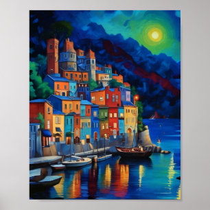 Portofino Italy Print, Value Poster Paper (Matte)