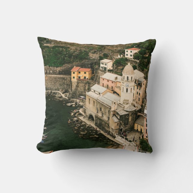 PORTOFINO ITALY THROW PILLOW (Front)