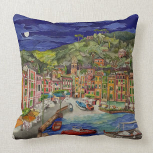 Portofino, Italy Throw Pillow