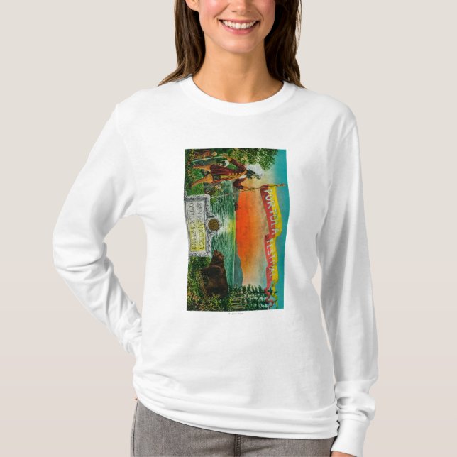 Portola Festival Advertisment (explorer) T-Shirt (Front)