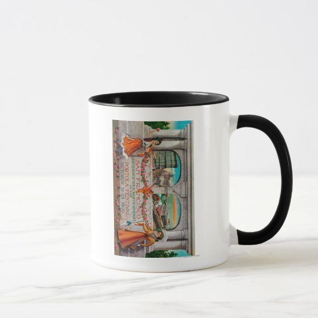 Portola Festival Advertisment (women) Mug (Right)