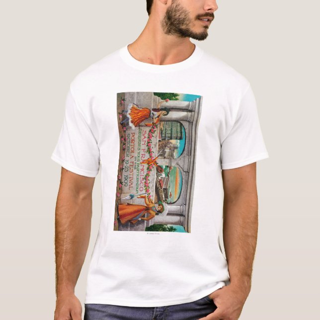 Portola Festival Advertisment (women) T-Shirt (Front)