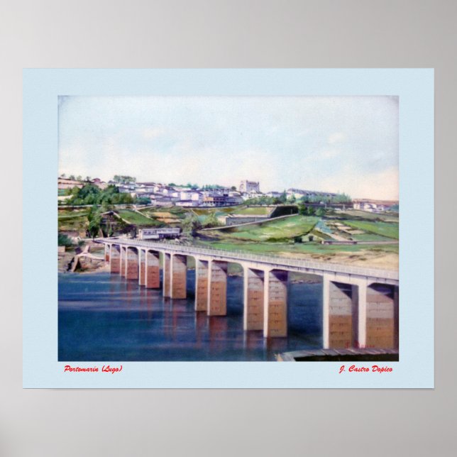 Portomarin (Lugo) Poster (Front)