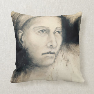 Portrait #2 Pillow Shades of Grey