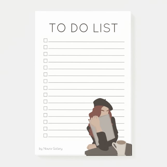 Portrait 3 To do list Post-it Notes (Front)