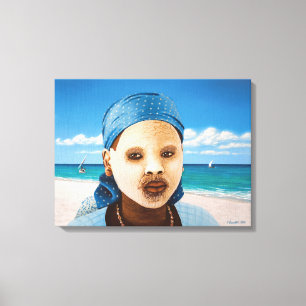 Portrait, African Woman Canvas Print