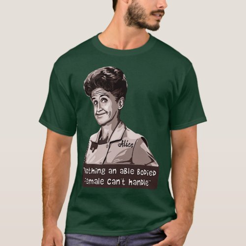 Portrait and Quote T_Shirt