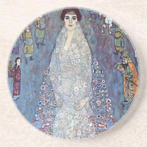 Portrait Baroness Elisabeth Bacchofen Echt Klimt Drink Coaster