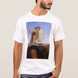 Portrait Battista Sforza Piero Francesca medieval T-Shirt