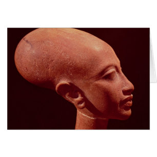 Portrait bust of a daughter of King Akhenaten Cards