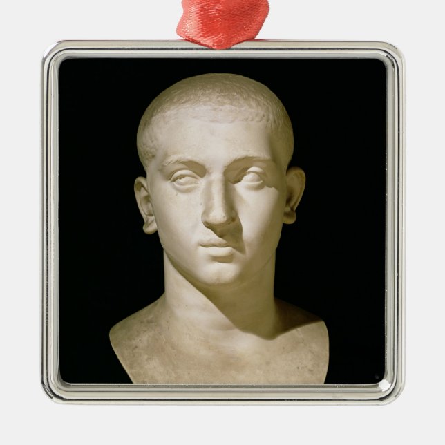 Portrait bust of Emperor Severus Alexander Metal Ornament (Front)