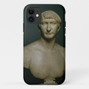 Portrait bust of emperor Trajan (53-117 AD) 1st-2n iPhone 11 Case
