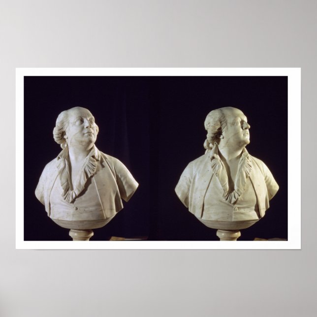 Portrait bust of Giuseppe Balsamo (1743-95), calle Poster (Front)