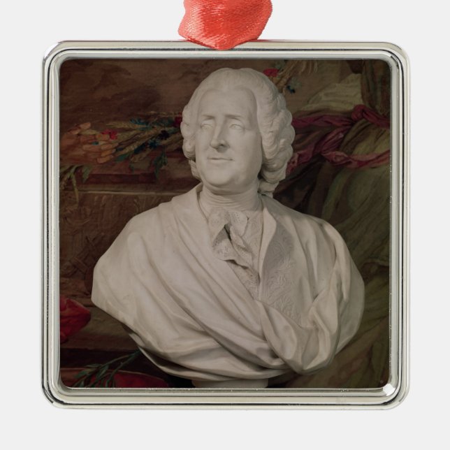 Portrait bust of Jacques-Ange Gabriel Metal Ornament (Front)