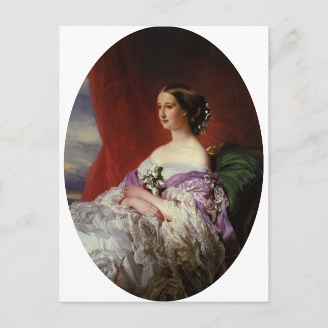 Portrait by Franz Xaver Winterhalter Postcard (Front)