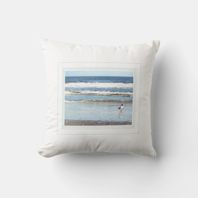 Portrait by the Sea Pillow (Front)