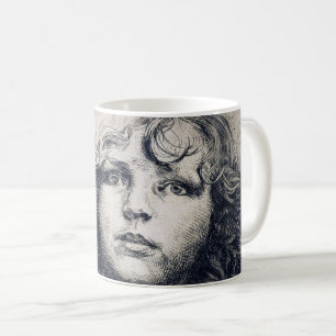 Portrait (Copper print), Alphonse Mucha Coffee Mug