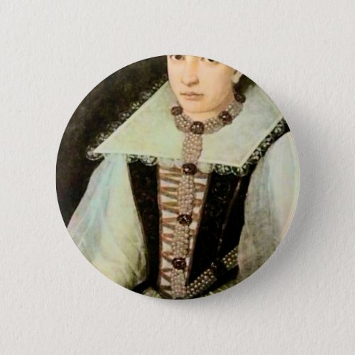Portrait Countess Elizabeth Bathory Button