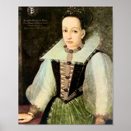 Portrait Countess Elizabeth Bathory Poster