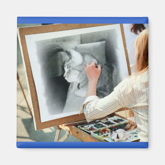 Portrait for Indigo Magnet (Front)