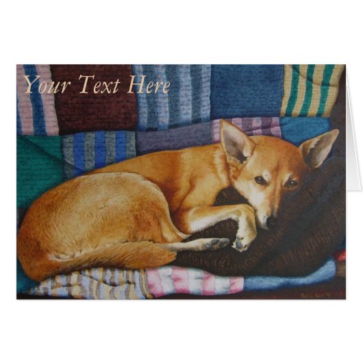 portrait german shepherd labrador mixed breed dog cards (Front Horizontal)