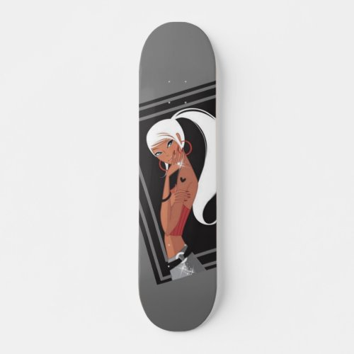 Portrait Girl Skateboard