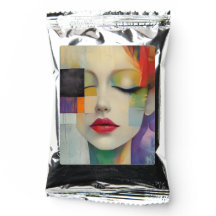 Portrait in Color Block Surrealism