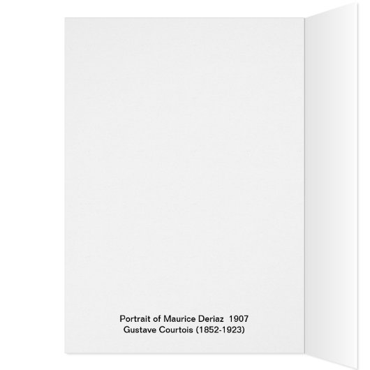 Portrait Maurice Deriaz by Courtois (Inside (Left))