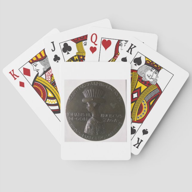 Portrait medal attaching Gianfrancesco Gonzaga (13 Poker Cards (Back)