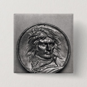 Portrait medallion of General Bonaparte  c.1830 Pinback Button