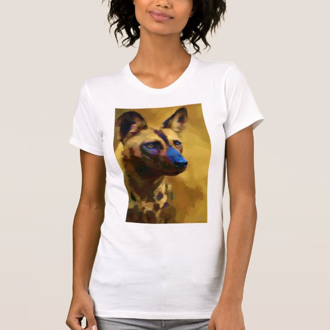 Portrait of a African Wild Dog T-Shirt (Front)