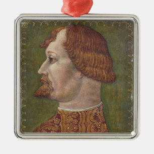 Portrait of a Bearded Nobleman, possibly Gian Gale Metal Ornament