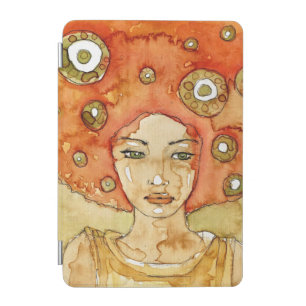 Portrait of a beautiful girl iPad mini cover