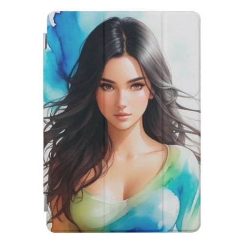 Portrait of a Beautiful Girl iPad Pro Cover
